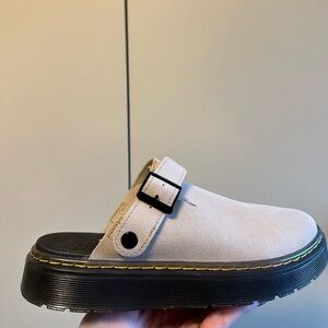 Dr. Martens Carlson Suede Casual Slingback Mules. Size 8